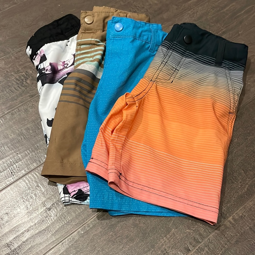 Boys swim trunks (4 pair)